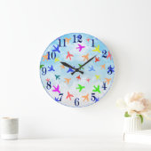 Horloge murale acrylique (Maison)
