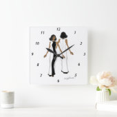 Horloge murale acrylique (Maison)