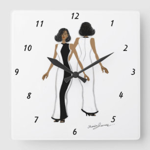 Horloge murale acrylique