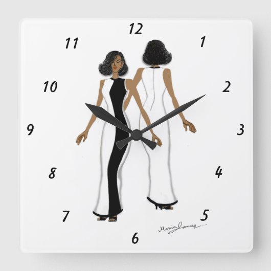 Horloge murale acrylique (Recto)