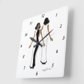 Horloge murale acrylique (Angle)