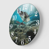 Horloge murale acrylique (Angle)