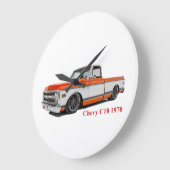 Horloge murale acrylique (Angle)