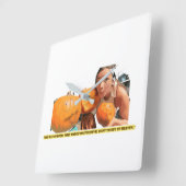 Horloge murale acrylique (Angle)