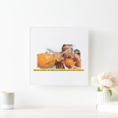 Horloge murale acrylique (Maison)