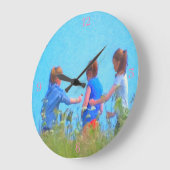 Horloge murale acrylique (Angle)