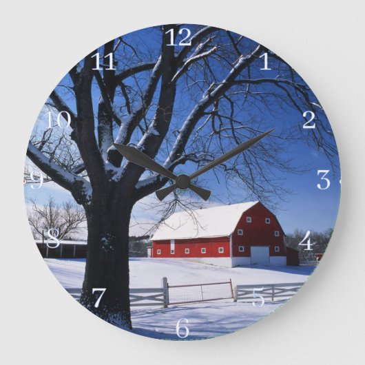 Horloge murale acrylique (Recto)