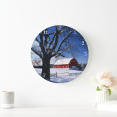 Horloge murale acrylique (Maison)