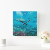 Horloge murale acrylique (Maison)