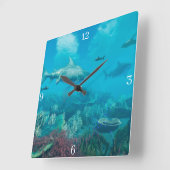 Horloge murale acrylique (Angle)