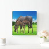 Horloge murale acrylique (Maison)