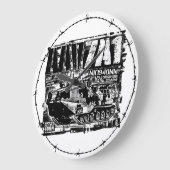 Horloge murale acrylique AAV-7A1 Grande horloge (Angle)