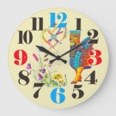 Horloge murale acrylique Assyrie (Recto)