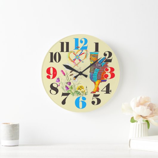 Horloge murale acrylique Assyrie (Maison)