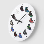 Horloge murale acrylique basket (DB) (Angle)