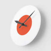 Horloge murale acrylique blanche (Angle)