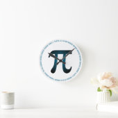 Horloge murale acrylique Blueberry Pi en blanc (Maison)