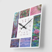 Horloge murale acrylique, Carré (Angle)