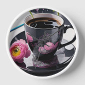 Horloge murale, Acrylique Carré de 27,3 cm (Recto)