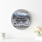 Horloge murale acrylique D.D.Eisenhower (Maison)
