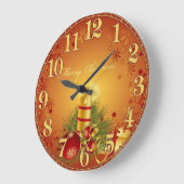 Horloge murale acrylique de Noël (Angle)