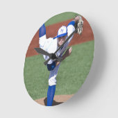Horloge murale acrylique de Pitcher - HAMbyWhiteGl (Angle)