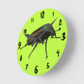 Horloge murale acrylique du scarabée (Angle)