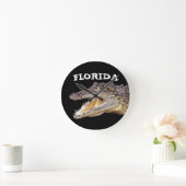 Horloge murale acrylique FLORIDA ALLIGATOR (Maison)