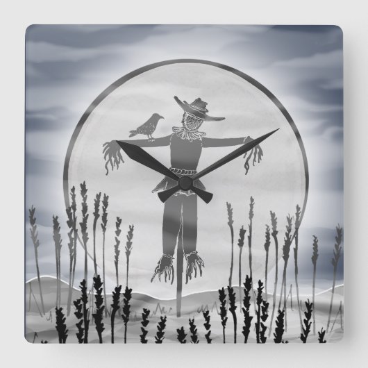 Horloge murale acrylique Halloween Horreur Écarett (Recto)