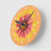 Horloge murale acrylique indienne (Angle)
