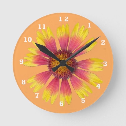 Horloge murale acrylique indienne (Recto)