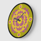 Horloge murale Acrylique Lotus (Angle)
