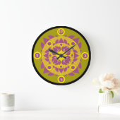 Horloge murale Acrylique Lotus (Maison)