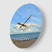 Horloge murale acrylique marine (Angle)