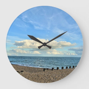 Horloge murale acrylique marine