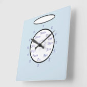 Horloge murale acrylique / Métropolim DESIGN (Angle)