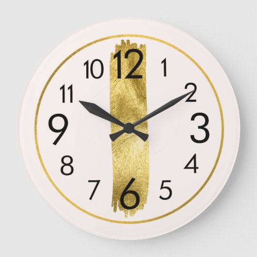 Horloge murale acrylique moderne (Recto)