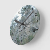 Horloge murale acrylique montagneuse (Angle)