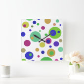Horloge murale acrylique pois (Maison)
