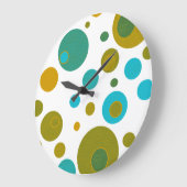 Horloge murale acrylique pois (Angle)