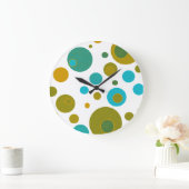 Horloge murale acrylique pois (Maison)
