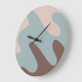 Horloge murale acrylique ronde Abstraite de 10,75  (Angle)