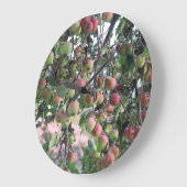 Horloge murale acrylique ronde des arbres Apple-IM (Angle)