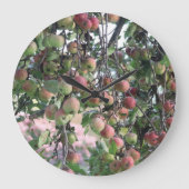 Horloge murale acrylique ronde des arbres Apple-IM (Recto)