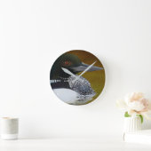 Horloge murale acrylique ronde (moyenne) 17 (Maison)