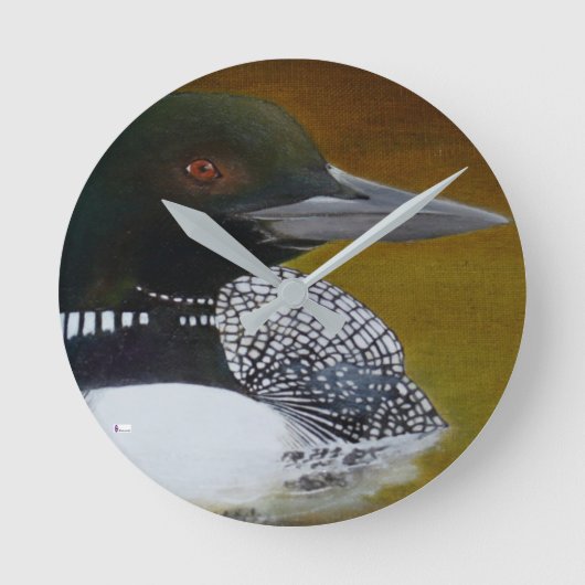 Horloge murale acrylique ronde (moyenne) 17 (Recto)