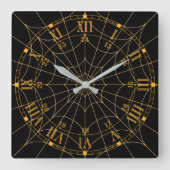 Horloge murale acrylique Spiderweb (Recto)