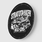 Horloge murale acrylique Stratotanker KC-135 (Angle)