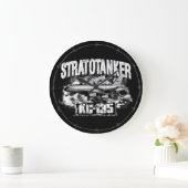Horloge murale acrylique Stratotanker KC-135 (Maison)