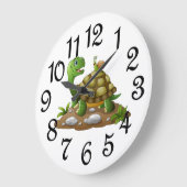 Horloge murale acrylique Tortue pour enfants (Angle)